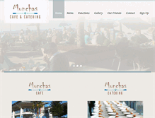 Tablet Screenshot of munchascafe.com.au